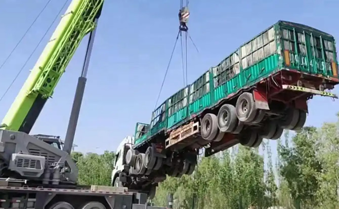 爱民区道路脱困救援案例